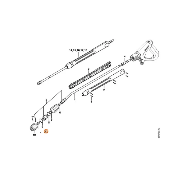 Stihl  Dysza 25047 4900 502 1039